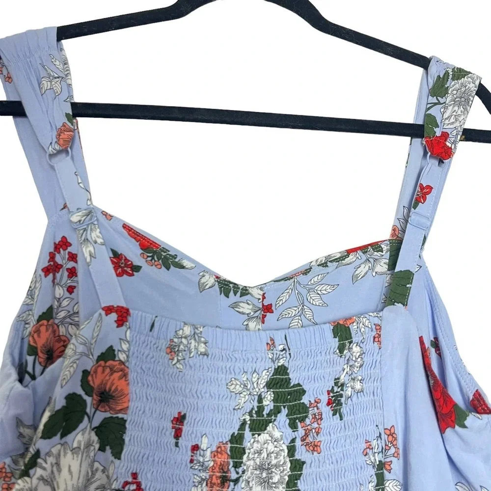 Torrid Floral Mini Challis Skater Dress Size 1X - Picture 6 of 12